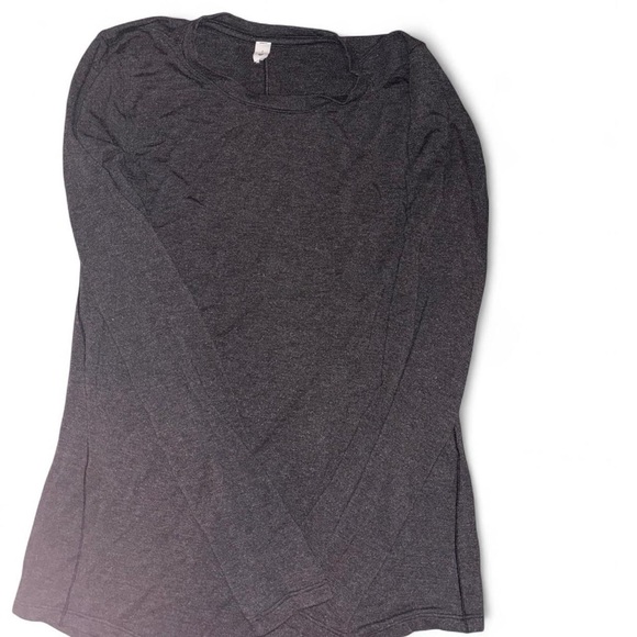 lululemon athletica Tops - lululemon athletica Charcoal Long Sleeve Top